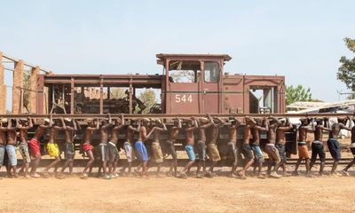 Edinburgh art festival review – haunting return of the railway that robbed Africa