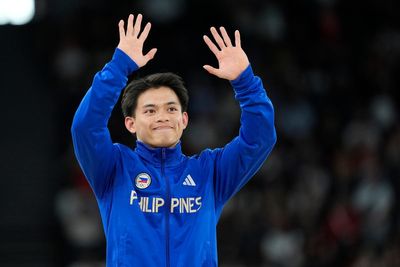 Filipino has won gold twice at the Olympics – but the headlines are all about feud with his mum