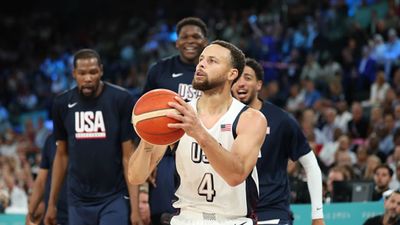 Steph Curry Produced Most Iconic Photos of Olympic Hoops in Team USA Win Over Serbia