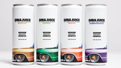 First look: Ini Archibong explores 2D design with Dr Dre and Snoop Dogg for new canned gin drink