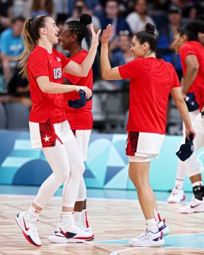 Team USA Leads Australia In Women's Basketball Semifinal