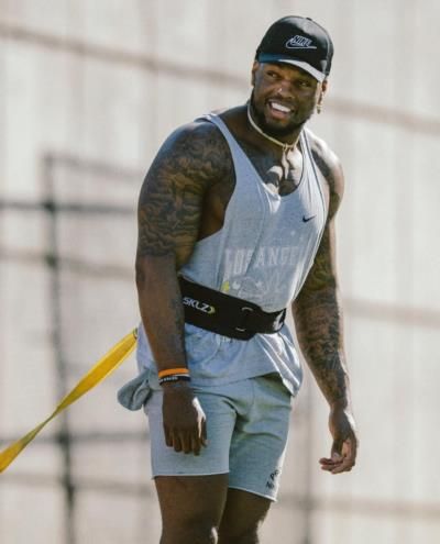 Intense Track Training Session With Derrick Henry