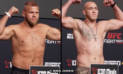 UFC on ESPN 61 video: Marcin Tybura, Serghei Spivac make weight in Las Vegas