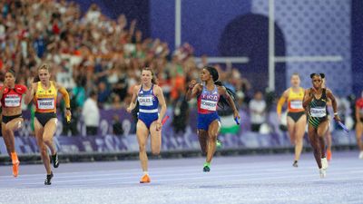 Sha’Carri Richardson’s Cold Staredown in 4x100 Relay Gold Medal Win Was So Iconic