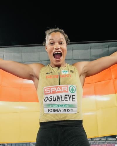 Yemisi Ogunleye Wins Gold In Women's Shot Put