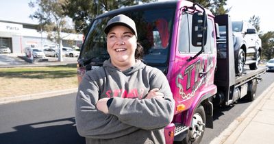 'Every day is different in this job': Ally's our bubbly pink tow truck lady