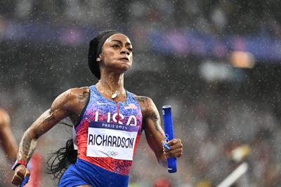 Sha’Carri Richardson painted ‘I’m not back. I’m better’ on her nails before winning 4x100m gold