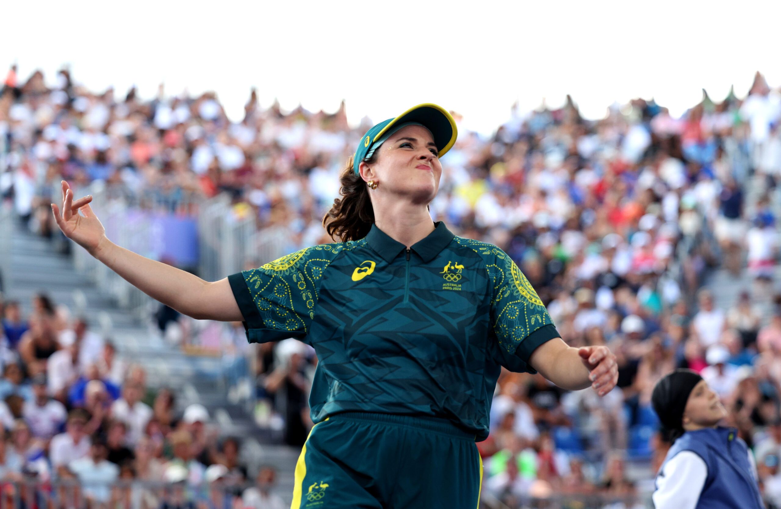 Australian Olympic break dancer Raygun gave the Australian Olympic break dancer Raygun gave the