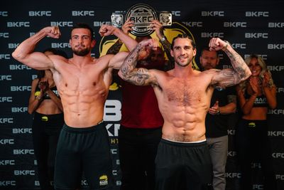 Photos: BKFC 64 weigh-ins and fighter faceoffs