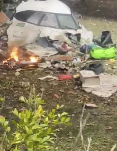 First Bodies Removed From Brazil Plane Crash Site In São Paulo