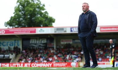 ‘There’s always going to be doubters’: Wayne Rooney has point to prove at Plymouth