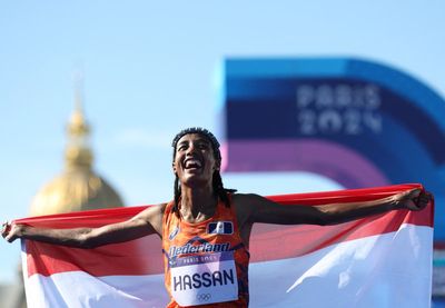 Olympics marathon results and times: Sifan Hassan beats Tigst Assefa in dramatic women’s race