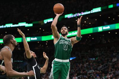 Five minutes of Celtics star forward Jayson Tatum hitting fadeaway jumpers