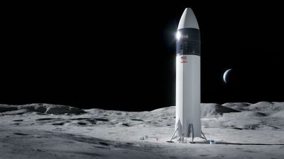 How can we build landing and launch pads on the moon?