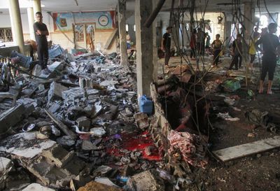 Israeli attack on Gaza school renews calls for US to end support for Israel