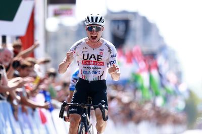 San Sebastian Klasikoa: Marc Hirschi outsprints Julian Alaphilippe to victory