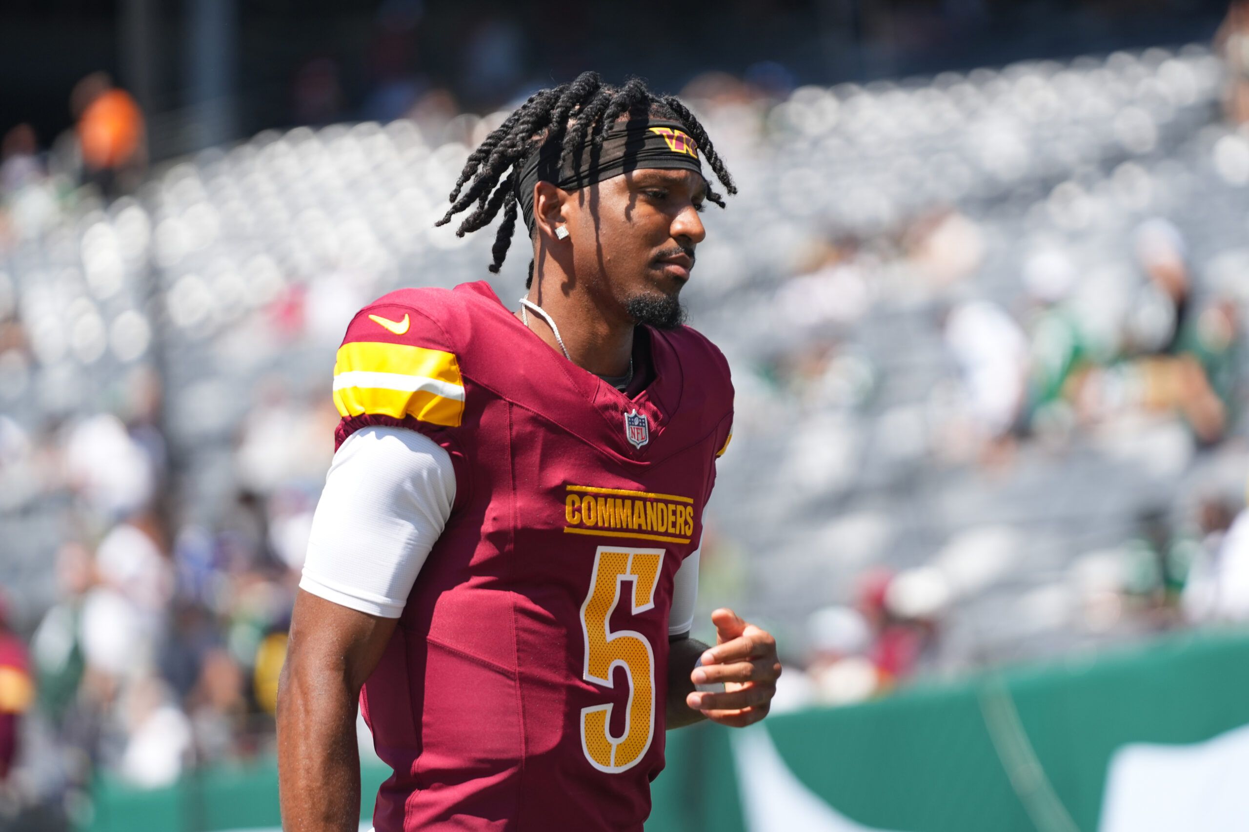 WATCH Commanders QB Jayden Daniels’ first NFL…