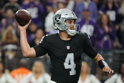 Aidan O’Connell gets start, leads Raiders to opening drive score vs Vikings