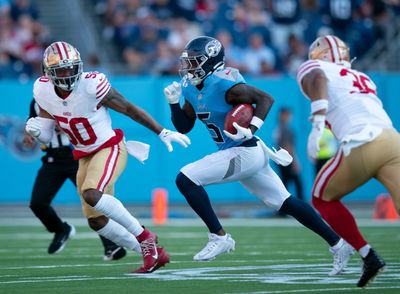 WATCH: Titans WR Kearis Jackson’s kick return vs. 49ers