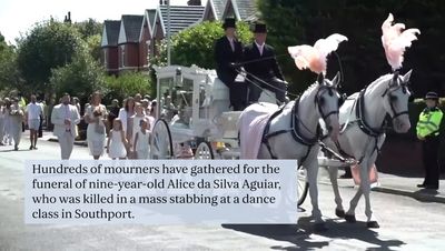 Hundreds of mourners attend funeral of Alice da Silva Aguiar, 9, killed in Southport stabbing