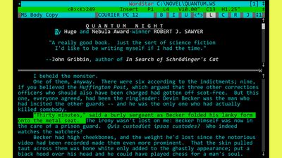 Cult Sci-Fi author repackages WordStar 7 DOS — 680MB zip has software, emulators, manuals, and tips squished in