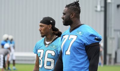 Panthers OT Yosh Nijman ‘got a ways’ to go in recovery from leg injury