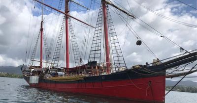 Tall ship returns home to Scottish harbour 104 years after being built