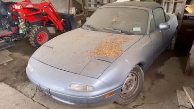 Watch This Sad Miata Get a Well-Deserved Wash After Years of Sitting