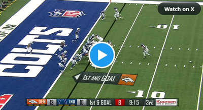 WATCH: Audric Estime scores first touchdown as a Bronco