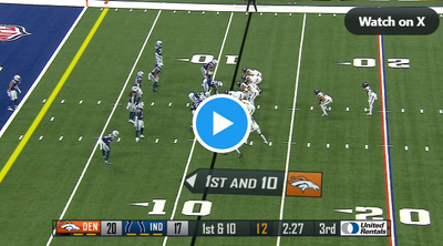 WATCH: Broncos RB Tyler Badie scores 11-yard TD vs. Colts