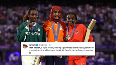 Dutch Olympian Sifan Hassan Wears Hijab To Collect Her Gold Medal Highlighting France’s Hijab Ban