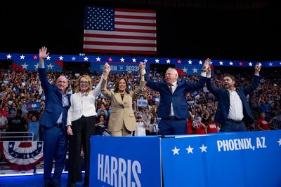 Republicans say Harris is in the ‘honeymoon’ phase. But her crowds and momentum keep growing