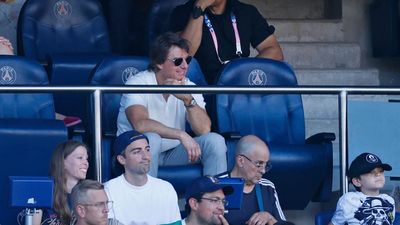 Tom Cruise Snapped Epic Selfie Ahead of Skydiving Stunt at Olympics Closing Ceremony