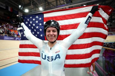 ‘There's nothing better than this’ - USA’s Jennifer Valente takes third Olympic gold medal in women’s Omnium