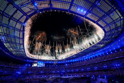 AP PHOTO: Paris closes out the 2024 Olympics with a final star-studded show