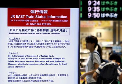 Storm dumps intense rainfall on northern Japan, sending some people to shelters