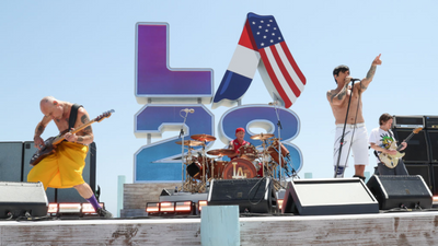 Watch Red Hot Chili Peppers perform Can't Stop in Los Angeles as part of Paris 2024 Olympic closing ceremony