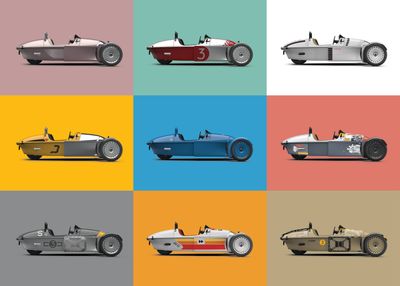 Morgan announces nine limited editions of its Super 3 three-wheeler