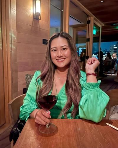 Embracing Life's Simple Pleasures: Lilia Vu's Refreshing Moment
