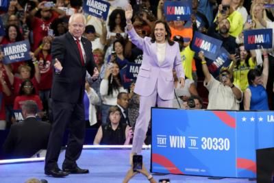 Democratic Party Launches Harris-Walz Advertising Blitz In Battleground States