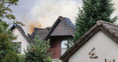 Fire breaks out on roof after family home in Aviemore struck by lightning