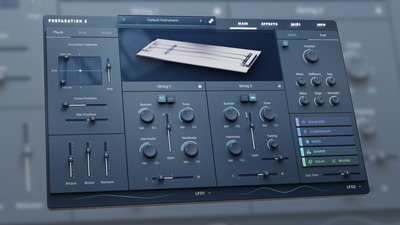 Physical Audio upgrades its Preparation physical modelling synth with extra effects, LFOs and a new modelled object