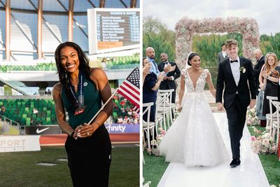 Tara Davis-Woodhall’s Emotional Leap Into Husband’s Arms After Gold Win Captures Hearts