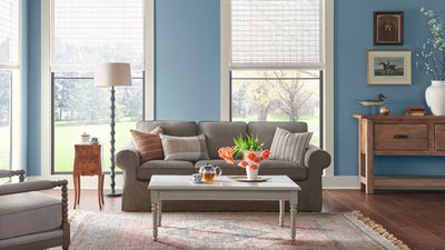 Sherwin-Williams' August color of the month is a 'welcoming and relaxed' blue paint – here's how to decorate with this cool and calming hue