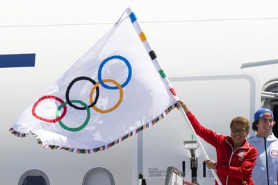 Olympic Flag Arrival Kicks Off 2028 'Pressure' For Los Angeles