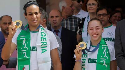 Olympic gender-row boxer Imane Khelif receives a hero's welcome in Algiers
