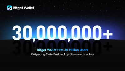 Top Web3 Wallets In July: Bitget Wallet Outpaces MetaMask, Hits 30M Users