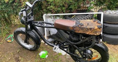 E-bike explodes in flames while charging on back verandah