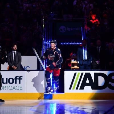 Zach Werenski Shines In Hockey Match Victory Celebration