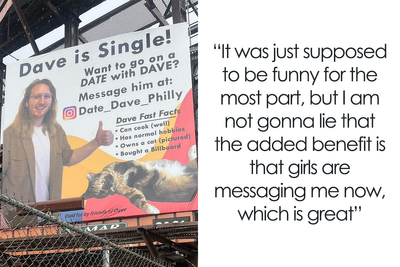 People Online Can’t Get Enough Of Guy Who Rented A Billboard With A Humorous Ad To Get A Date